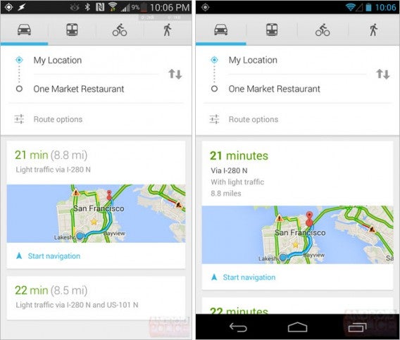 google maps 7.3 via android police