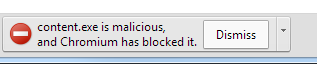 Chrome malware blocking