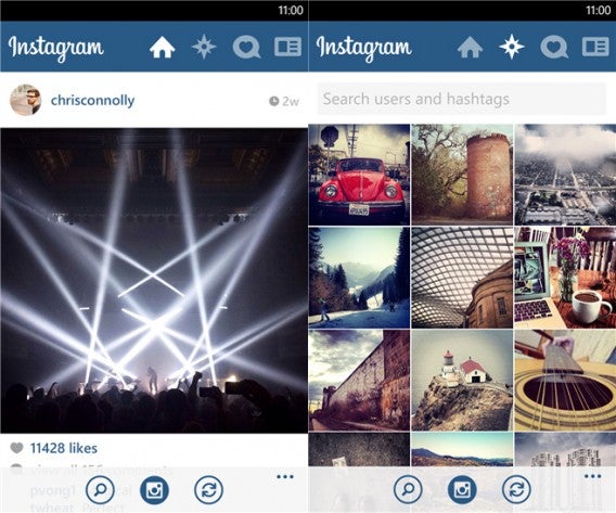 Instagram for Windows Phone 1 Instagram for Windows Phone feed and explore