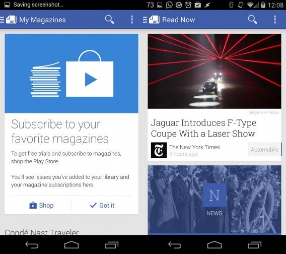 Play Newsstand main feed Play Newsstand main feed