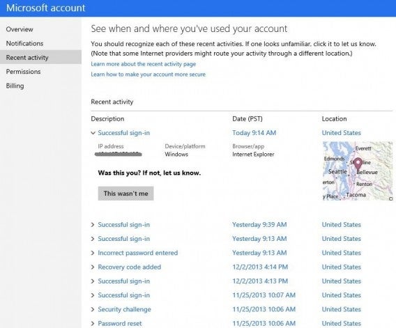 Microsoft activity monitoring