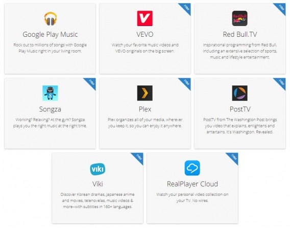 New Chromecast apps
