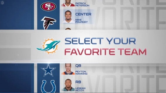 NFL Now teams
