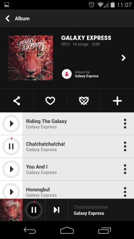 Beats Music Galaxy Express