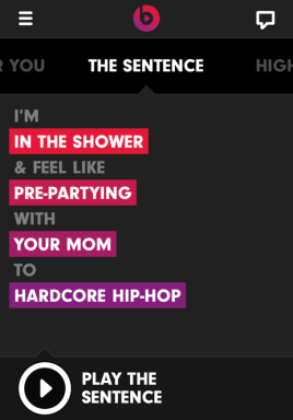 Beats Music The Sentence