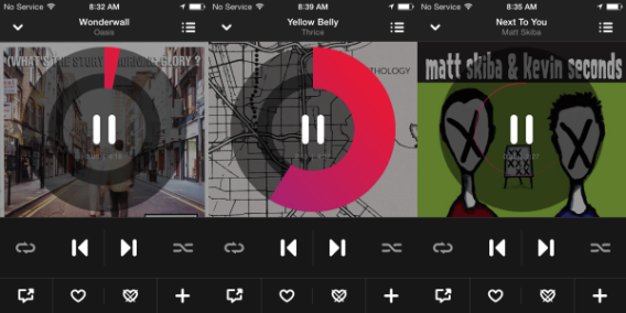 Beats Music playing music