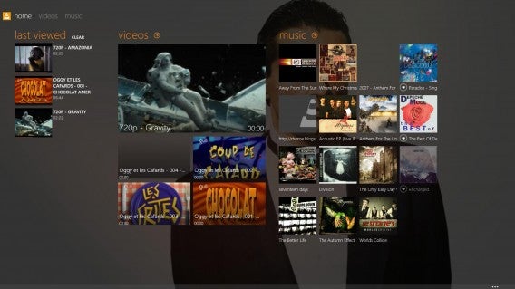 Main Screen with recent view Main Screen with recent view