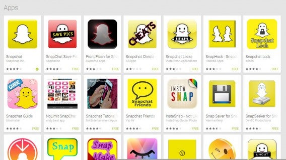 Third-party Snapchat apps header