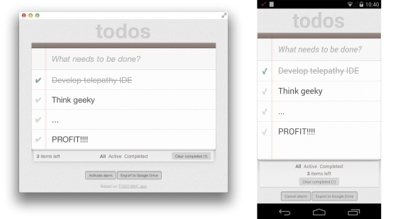 Example of a Chrome App Example of a Chrome App