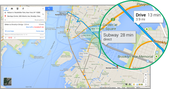 Google Maps directions