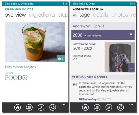 Bing Food & Drink