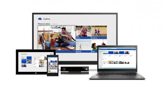 OneDrive devices header