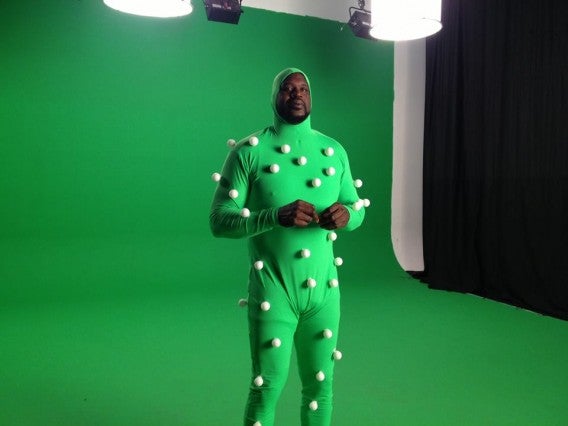 Shaq cap suit