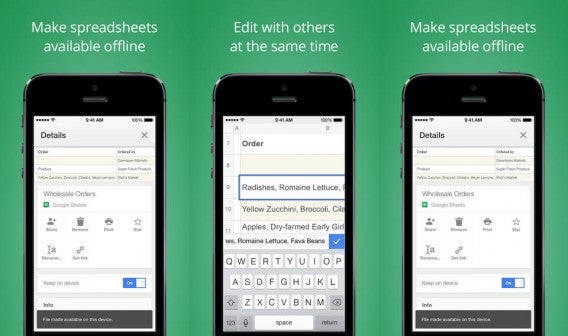 Google Sheets for iOS