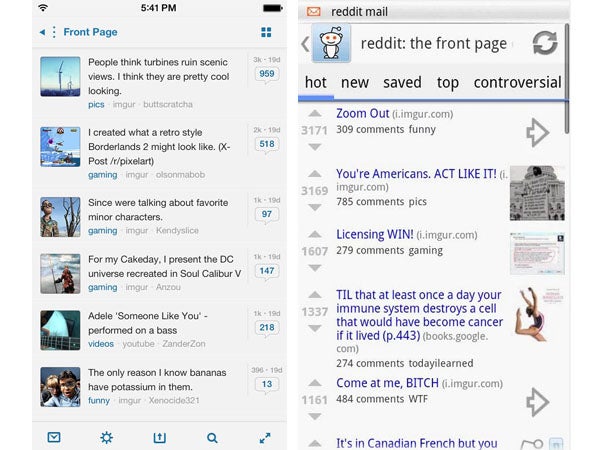 Alien Blue and reddit is fun