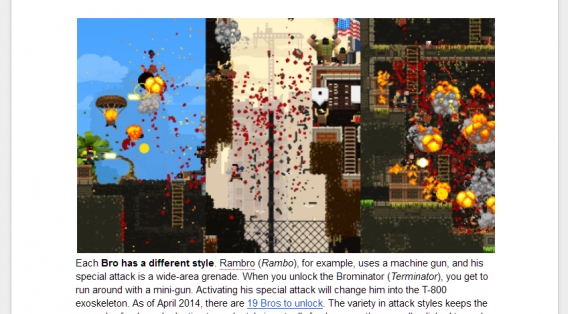 Google Docs Document imported image