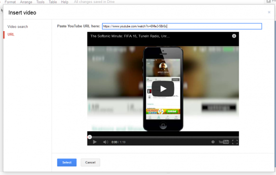 Google Presentation video
