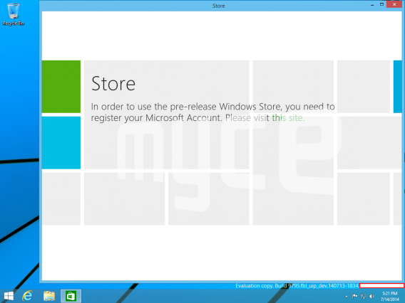 Windows Threshold Modern UI app Windows Threshold Modern UI app