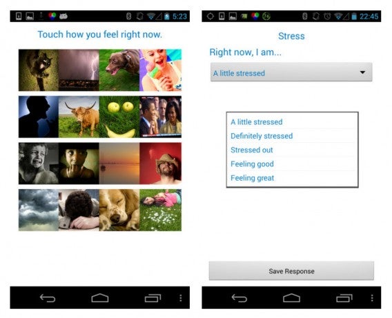 StudentLife app StudentLife emotional and stress surveys