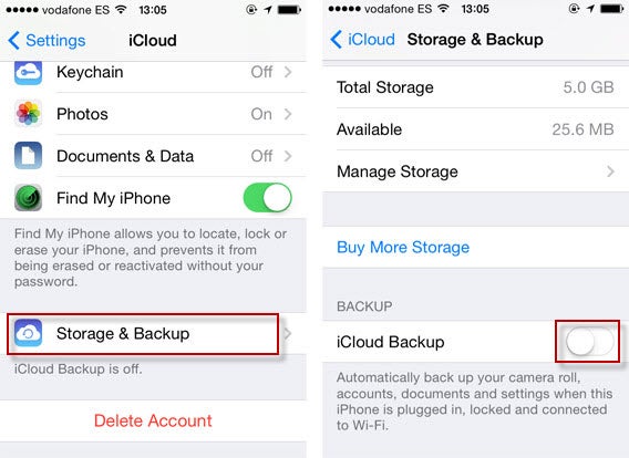 iCloud Storage iCloud Storage