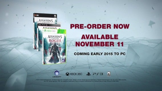 Assassin's Creed Rogue preorder