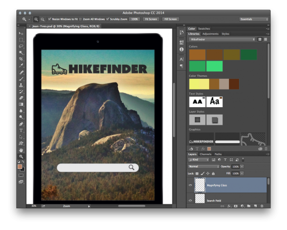 Adobe Creative Cloud libraries in Photoshop
