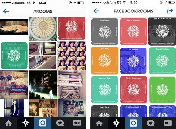 Rooms QR codes