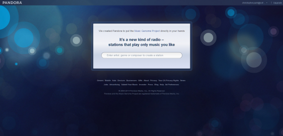pandora browser