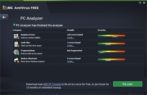 AVG PC Tuneup upsell