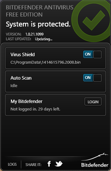 Bitdefender home