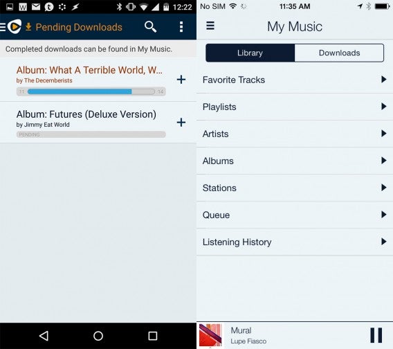 Rhapsody downloads