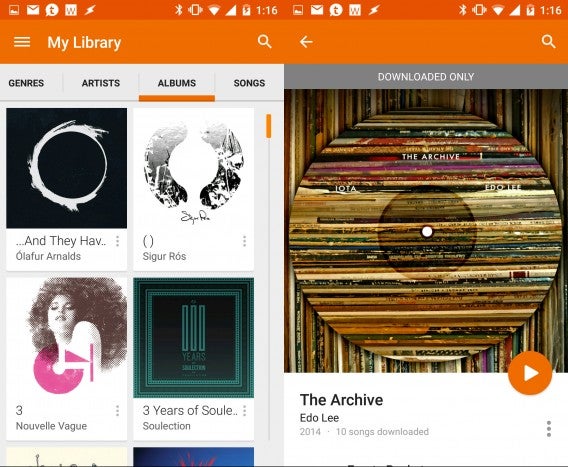 Google Play Music combined