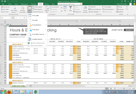 Power Query is now integrated in Excel