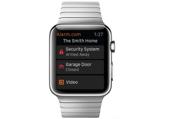 Alarm.com Apple Watch