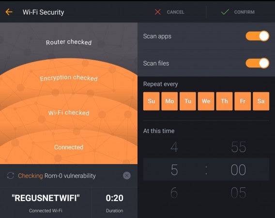 Avast for Android Wi-Fi check