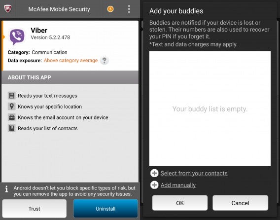 McAfee for Android 2