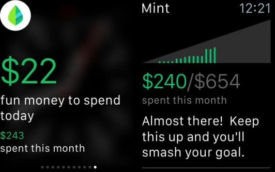 Mint for Apple Watch