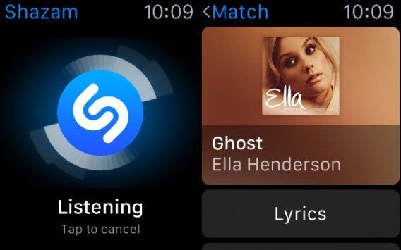 Shazam for Apple Watch
