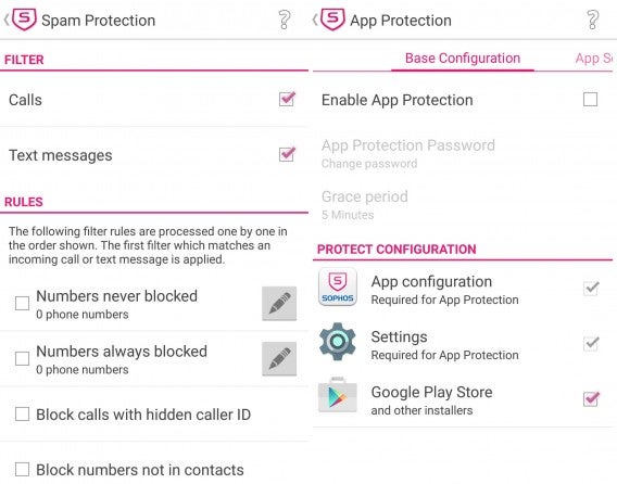 Sophos for Android