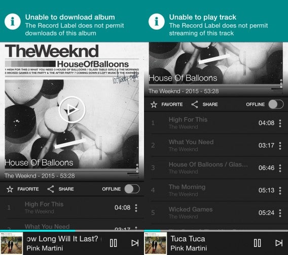 The Weeknd on Tidal