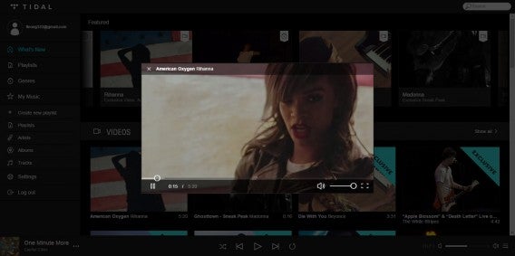 Tidal exclusive Rihanna