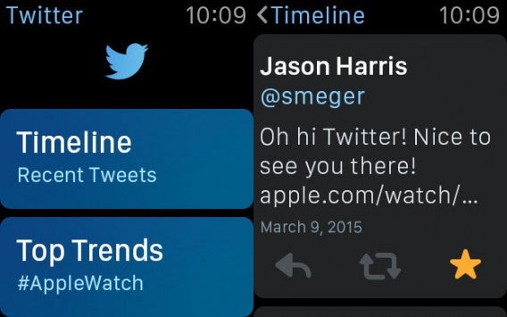 Twitter Apple Watch