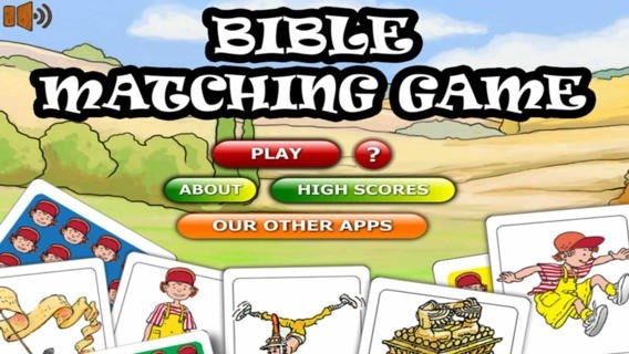 bible matching game