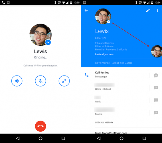 facebook hello calls messenger