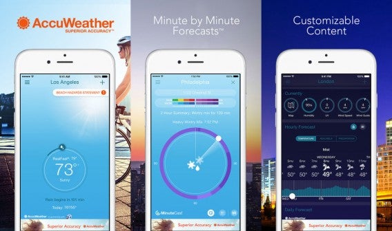 Accuweather app