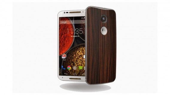 Moto X wood grain