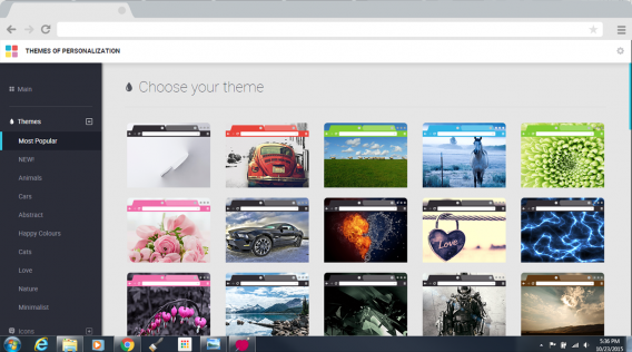 Select a theme