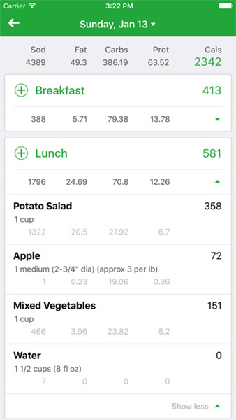 FatSecret Screenshot