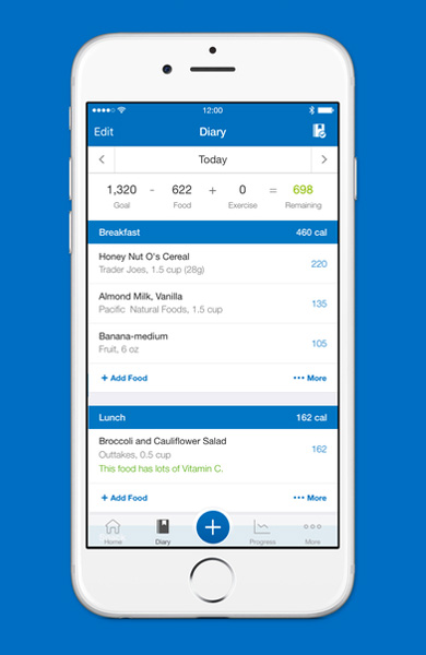 MyFitnessPal Screenshot
