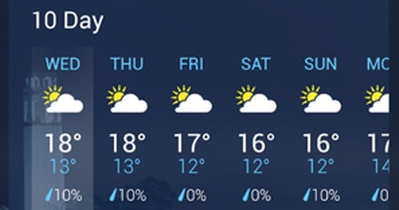 The Weather Channel app
